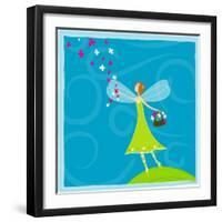 Fairy Flowers-null-Framed Giclee Print