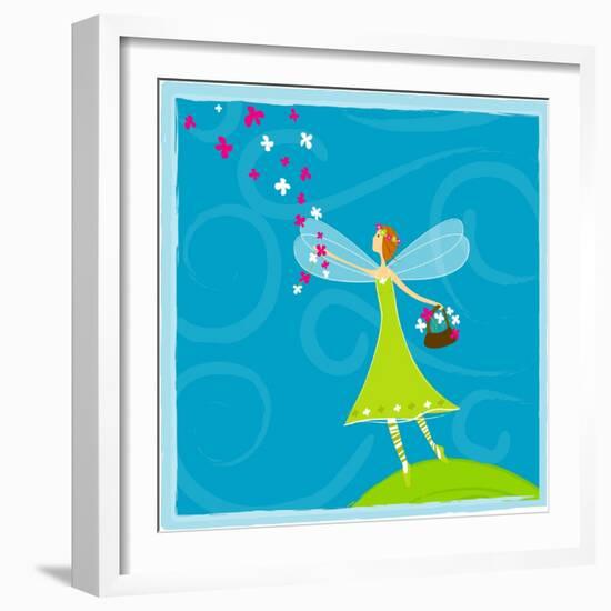 Fairy Flowers-null-Framed Giclee Print