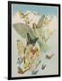 Fairy Flying with Butterflies-null-Framed Photographic Print