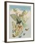 Fairy Flying with Butterflies-null-Framed Photographic Print