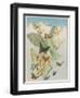 Fairy Flying with Butterflies-null-Framed Photographic Print