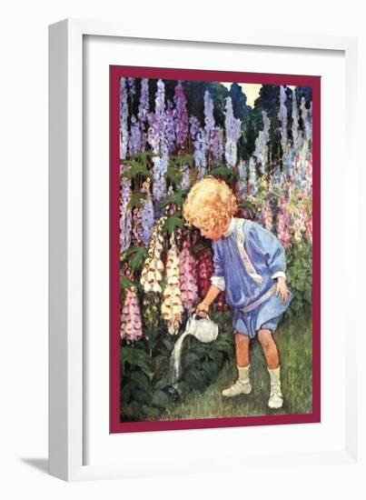 Fairy Gardens-Jessie Willcox-Smith-Framed Art Print