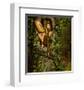 Fairy in a Tree Knothole-null-Framed Art Print