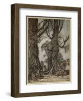 Fairy Lantern Bearers-Arthur Rackham-Framed Photographic Print