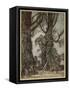 Fairy Lantern Bearers-Arthur Rackham-Framed Stretched Canvas