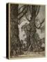 Fairy Lantern Bearers-Arthur Rackham-Stretched Canvas