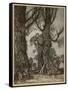 Fairy Lantern Bearers-Arthur Rackham-Framed Stretched Canvas