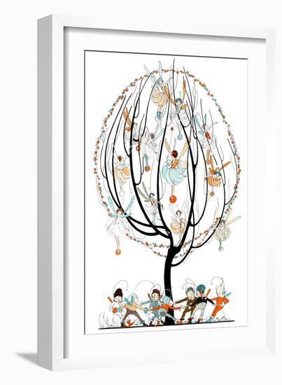 Fairy Lanterns - Child Life-Annette Cremin-Framed Giclee Print