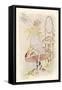 Fairy Looking in Mirror-null-Framed Stretched Canvas