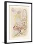 Fairy Looking in Mirror-null-Framed Art Print