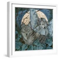 Fairy of the Night-Linda Ravenscroft-Framed Giclee Print