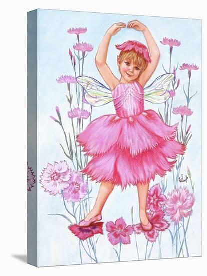 Fairy of the Pinks-Judy Mastrangelo-Stretched Canvas