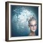 Fairy of Winter-Federico Caputo-Framed Art Print