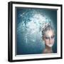 Fairy of Winter-Federico Caputo-Framed Art Print