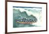 Fairy Penguins Surfing-FS Studio-Framed Giclee Print