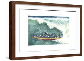 Fairy Penguins Surfing-FS Studio-Framed Giclee Print