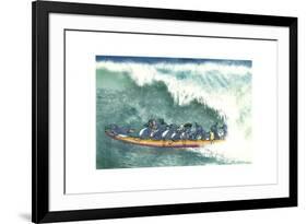 Fairy Penguins Surfing-FS Studio-Framed Giclee Print