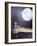 Fairy Portrait of a Little Cute Girl with a Moony Balloon-Konrad B?k-Framed Photographic Print