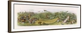 Fairy Prince Pays Court to a Fairy Inviting Her to Share His Crown-Richard Doyle-Framed Premium Giclee Print