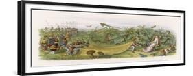 Fairy Prince Pays Court to a Fairy Inviting Her to Share His Crown-Richard Doyle-Framed Premium Giclee Print