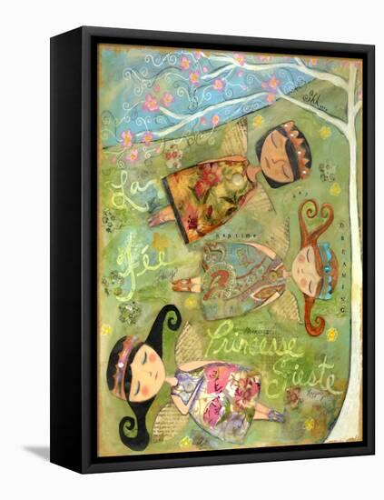 Fairy Princess Nap-Wyanne-Framed Stretched Canvas