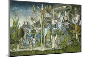 Fairy Procession-Wayne Anderson-Mounted Giclee Print