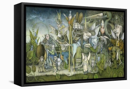 Fairy Procession-Wayne Anderson-Framed Stretched Canvas