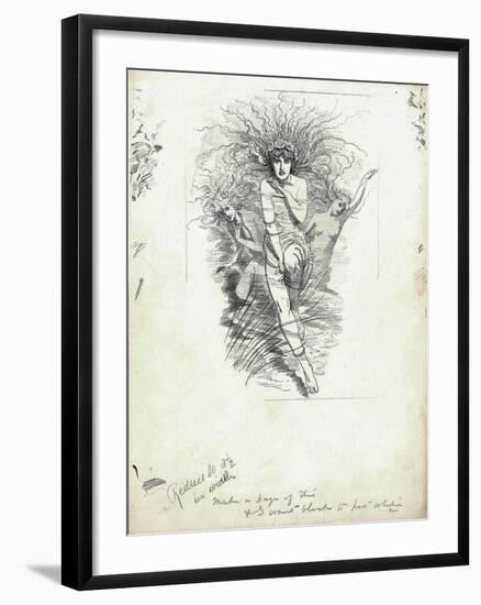 Fairy Queen from 'The Water-Babies' by Charles Kingsley-Edward Linley Sambourne-Framed Giclee Print