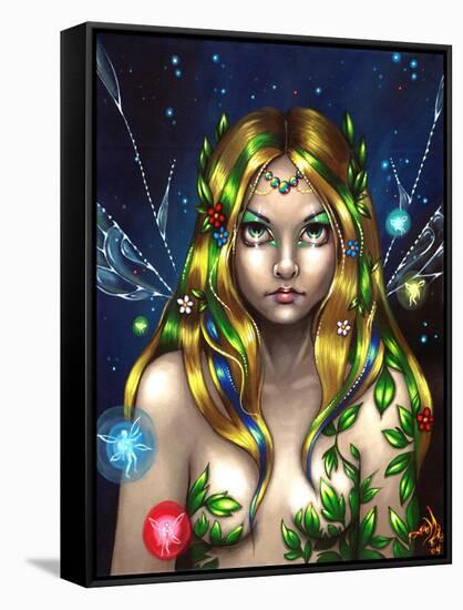 Fairy Queen Titania-Jasmine Becket-Griffith-Framed Stretched Canvas