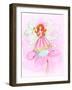 Fairy Red Hair-null-Framed Art Print