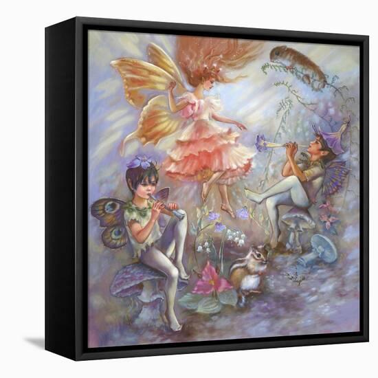 Fairy Revels-Judy Mastrangelo-Framed Stretched Canvas