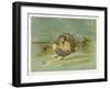 Fairy Rides a Rat Carrying a Lantern to Warn Other Traffic of Their Approach-Emily Gertrude Thomson-Framed Art Print