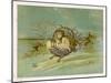 Fairy Rides a Rat Carrying a Lantern to Warn Other Traffic of Their Approach-Emily Gertrude Thomson-Mounted Art Print
