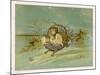 Fairy Rides a Rat Carrying a Lantern to Warn Other Traffic of Their Approach-Emily Gertrude Thomson-Mounted Art Print