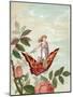 Fairy Riding a Butterfly Among Roses, 1882-null-Mounted Giclee Print