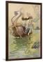 Fairy Riding a Nautilus-Warwick Goble-Framed Photographic Print