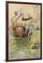 Fairy Riding a Nautilus-Warwick Goble-Framed Photographic Print