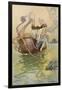 Fairy Riding a Nautilus-Warwick Goble-Framed Photographic Print