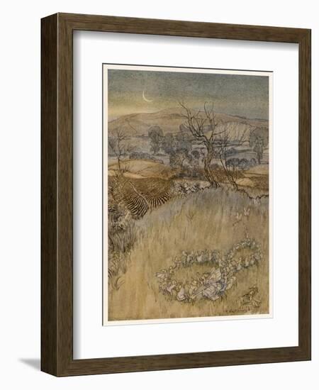 Fairy Ring-Arthur Rackham-Framed Art Print