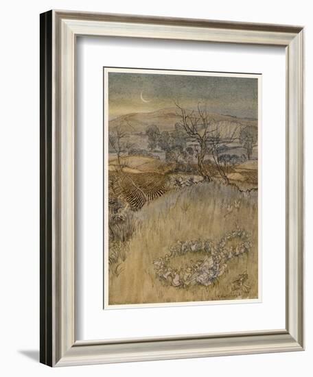 Fairy Ring-Arthur Rackham-Framed Art Print