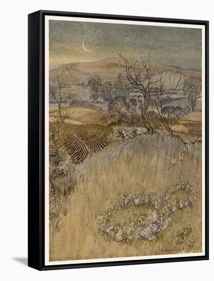 Fairy Ring-Arthur Rackham-Framed Stretched Canvas