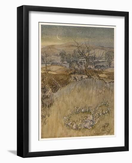 Fairy Ring-Arthur Rackham-Framed Art Print