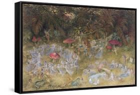 Fairy Rings and Toadstools, 1875-Richard Doyle-Framed Stretched Canvas