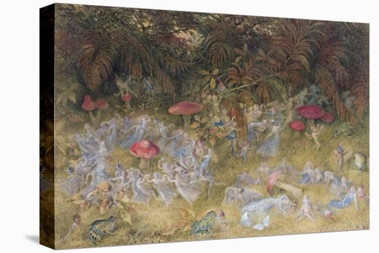 Fairy Rings and Toadstools, 1875-Richard Doyle-Stretched Canvas