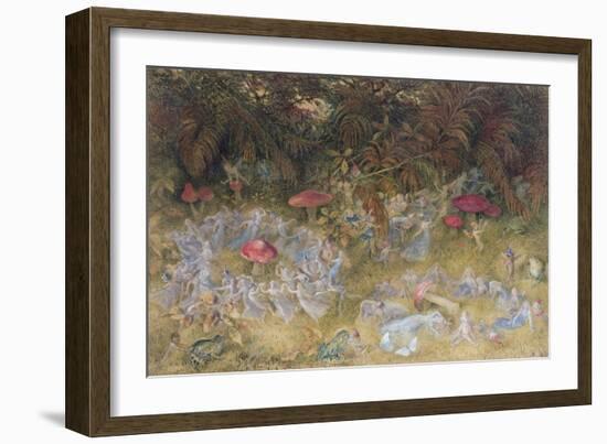 Fairy Rings and Toadstools, 1875-Richard Doyle-Framed Giclee Print