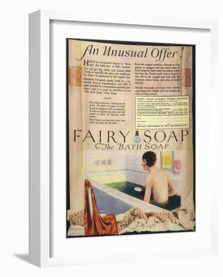 Fairy Soap Advert-null-Framed Art Print