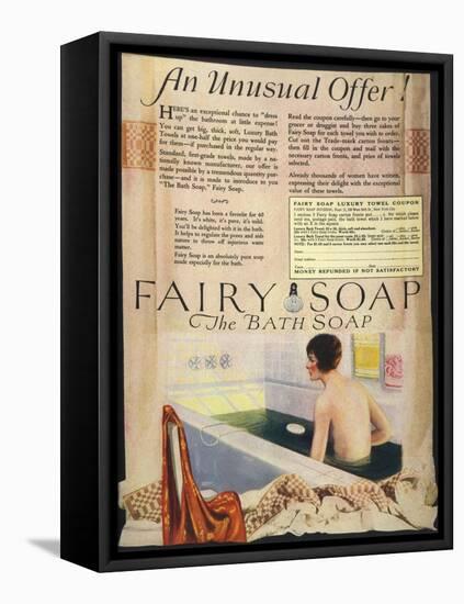 Fairy Soap Advert-null-Framed Stretched Canvas