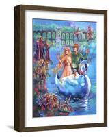 Fairy Swan Ride-Judy Mastrangelo-Framed Giclee Print