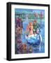 Fairy Swan Ride-Judy Mastrangelo-Framed Giclee Print