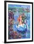 Fairy Swan Ride-Judy Mastrangelo-Framed Giclee Print